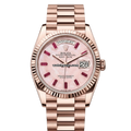Rolex Day-Date 128235 Pink Opal Rubies