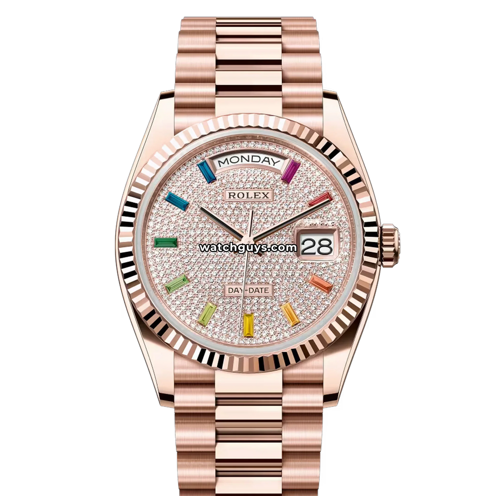 Rolex Day-Date 128235 Diamond Paved
