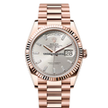 Rolex Day-Date 128235 Silver Diamond