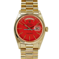 Rolex Day-Date 1803 Coral Red Yellow Gold