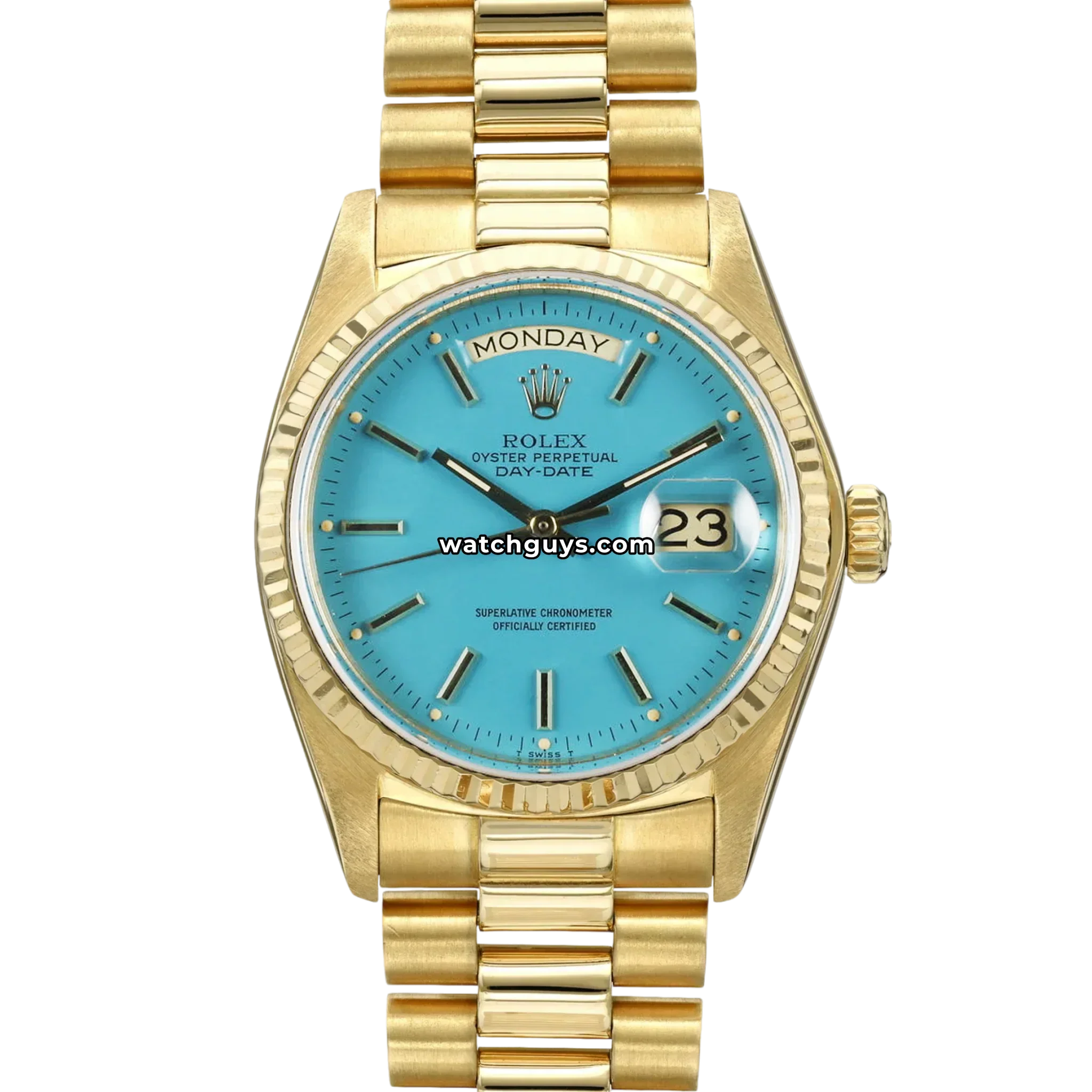 Rolex Day-Date 18038 Blue Stella Dial