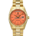 Rolex Day-Date 18038 Salmon Stella Dial