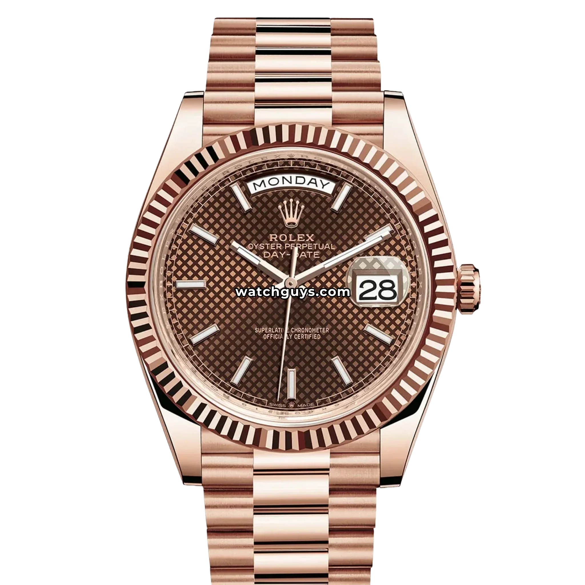Rolex Day-Date 228235 Chocolate Motif