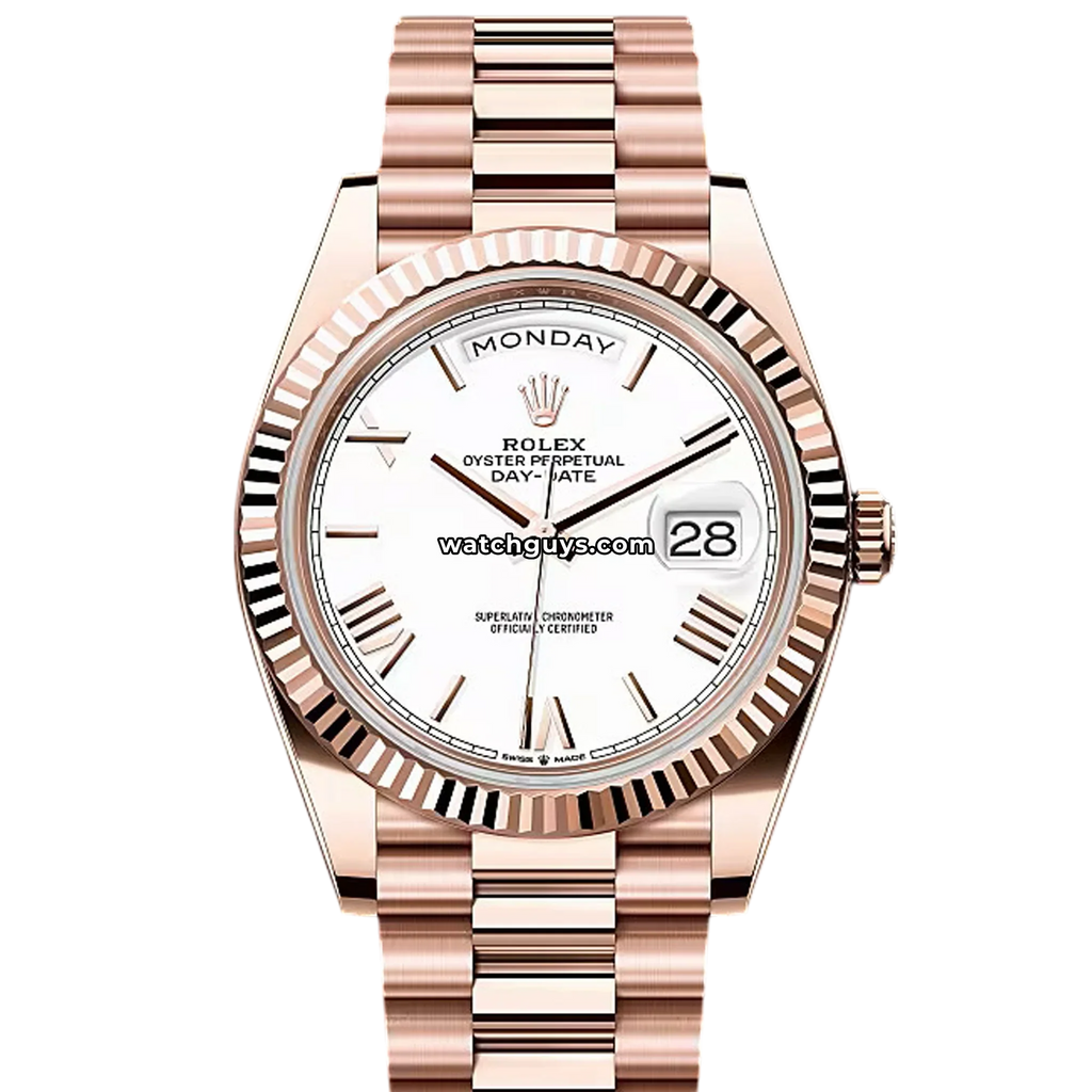 Rolex Day-Date 228235 White Roman President