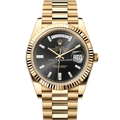 Rolex Day-Date 228238 Black Diamond Baguette