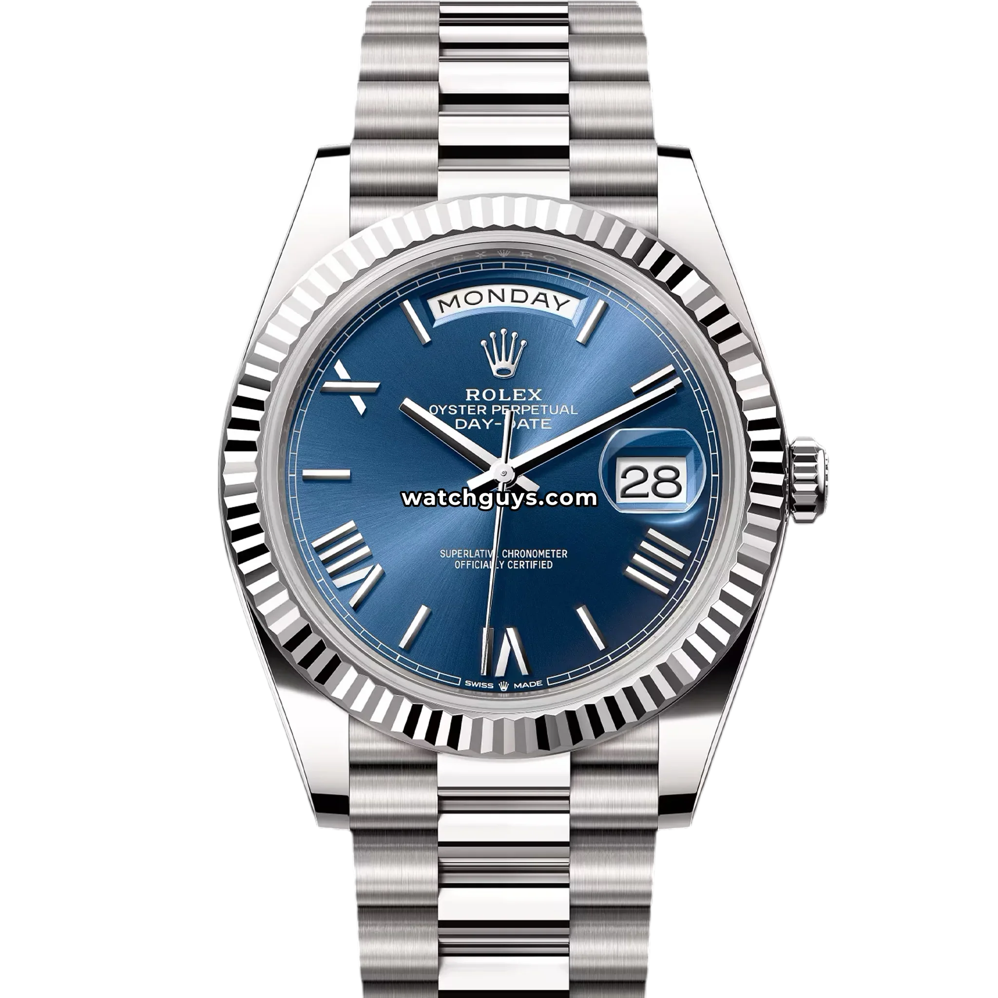 Rolex Day-Date 228239 Blue Roman President