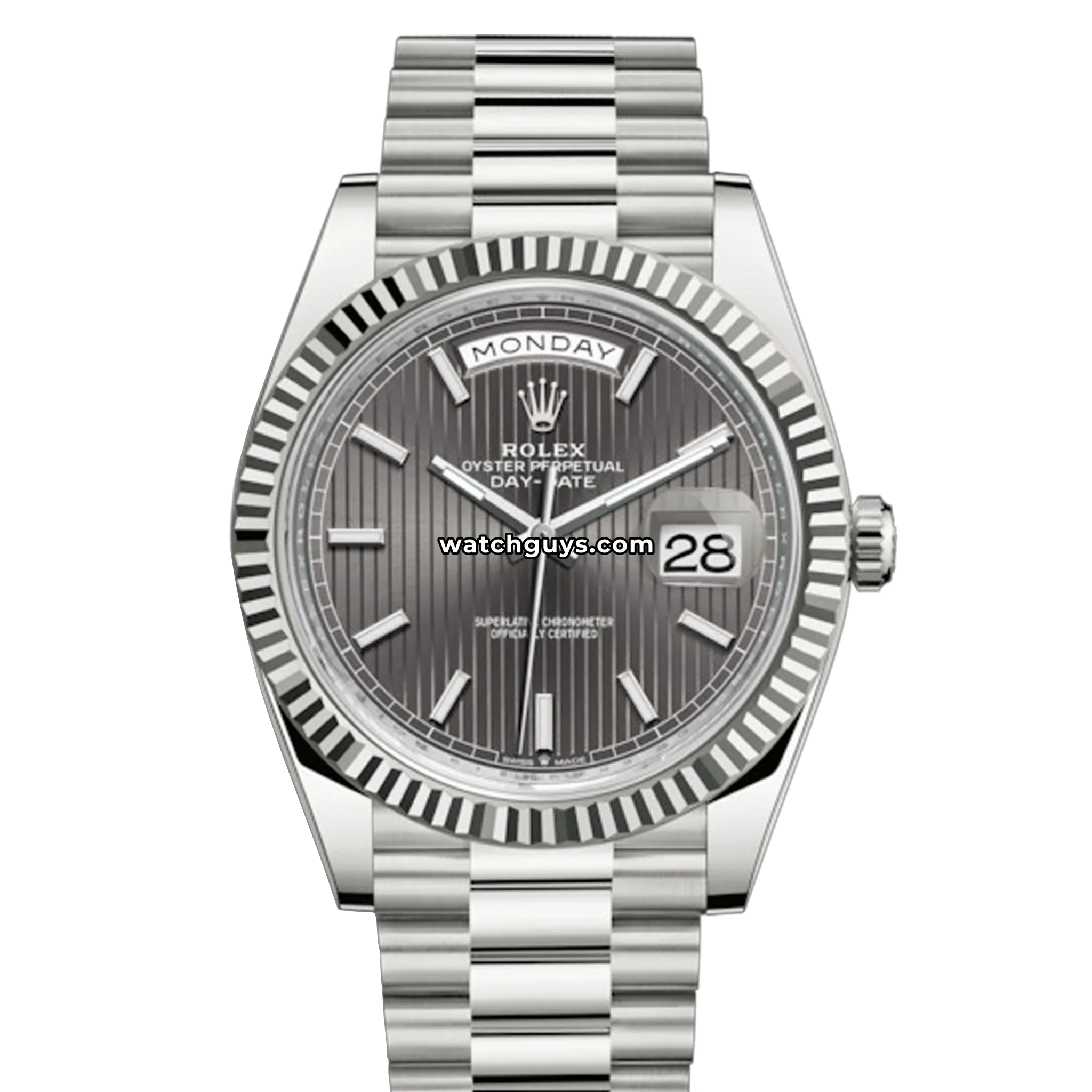 Rolex Day-Date 228239 Grey Tapestry President