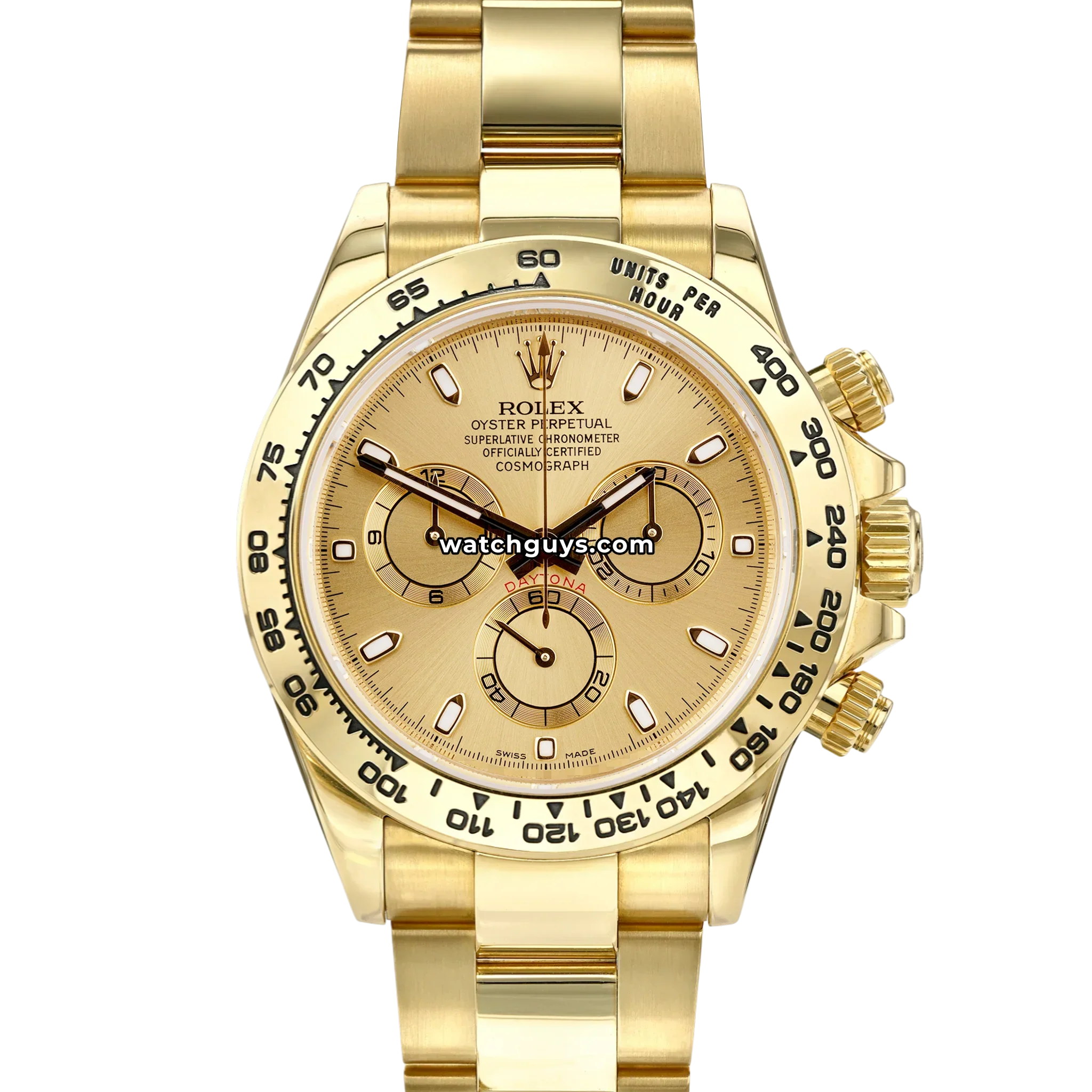 Rolex Daytona 116508 Champagne Index