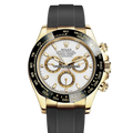 Rolex Daytona 116518LN White Oysterflex