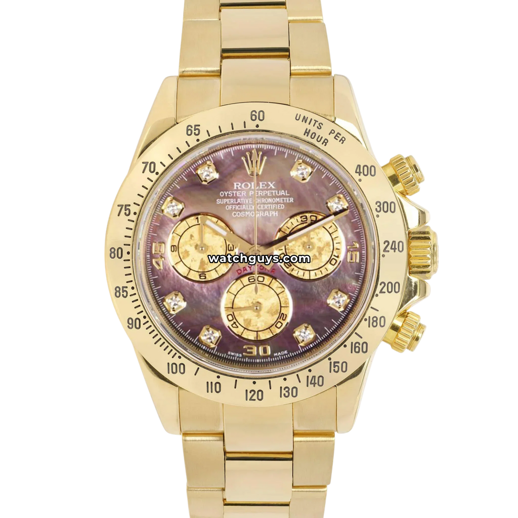 Rolex Daytona 116528 Black Mother of Pearl