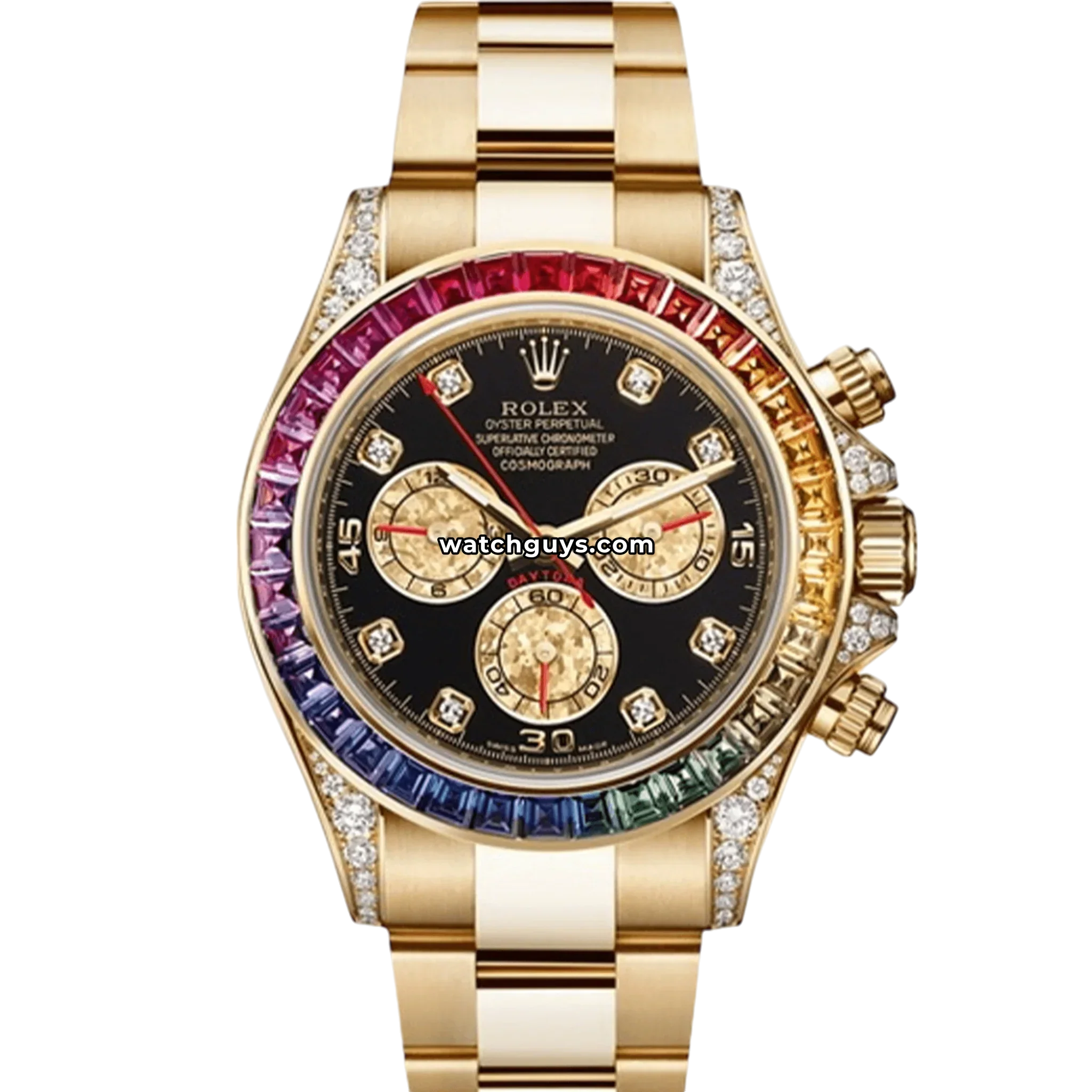 Rolex Daytona "Rainbow" 116598RBOW Yellow Gold