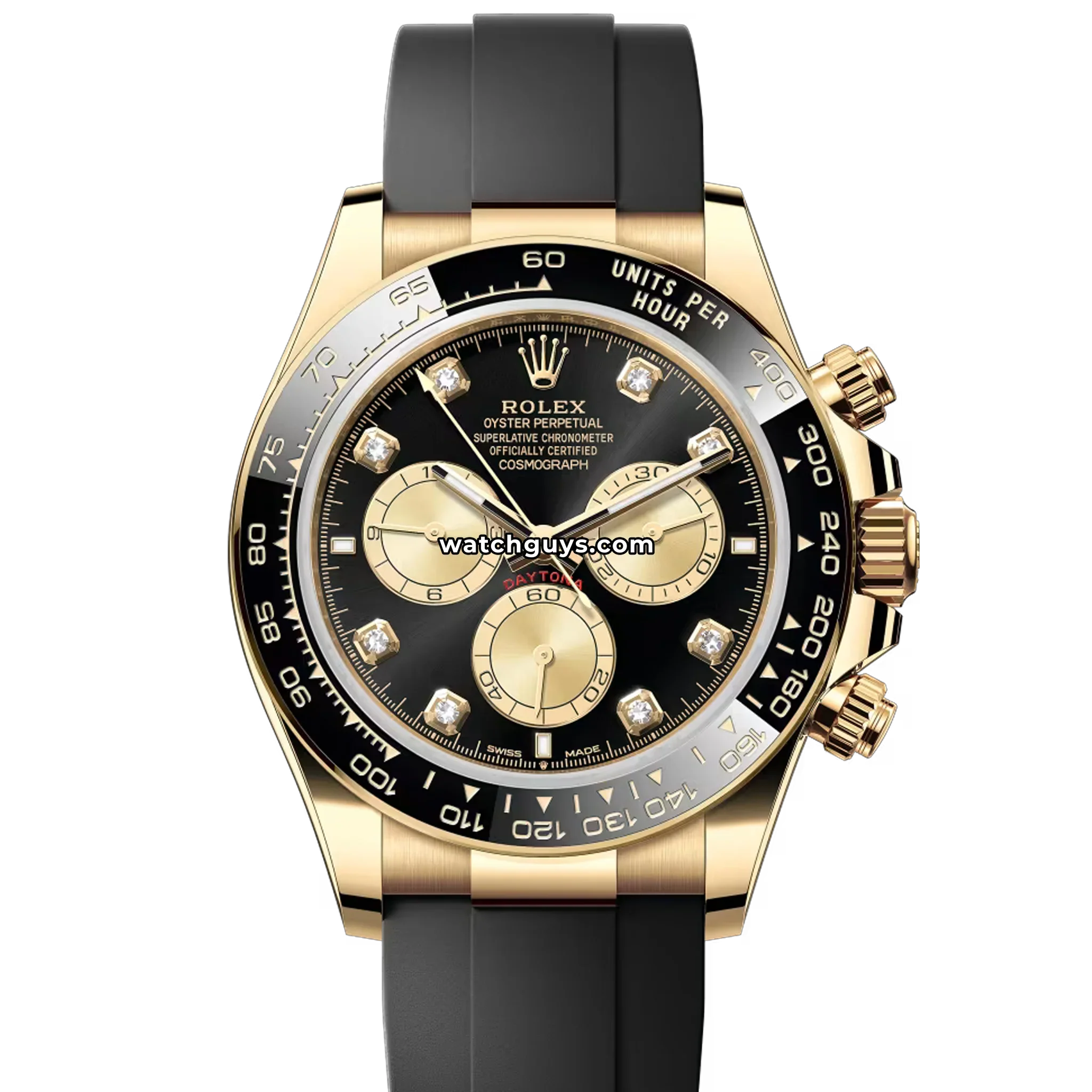Rolex Daytona 126518 Black Diamond Oysterflex