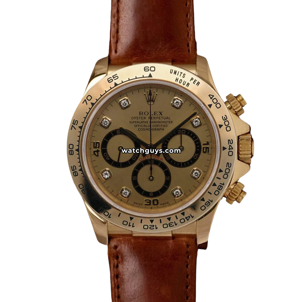 Rolex Daytona 16518 Champagne Diamond