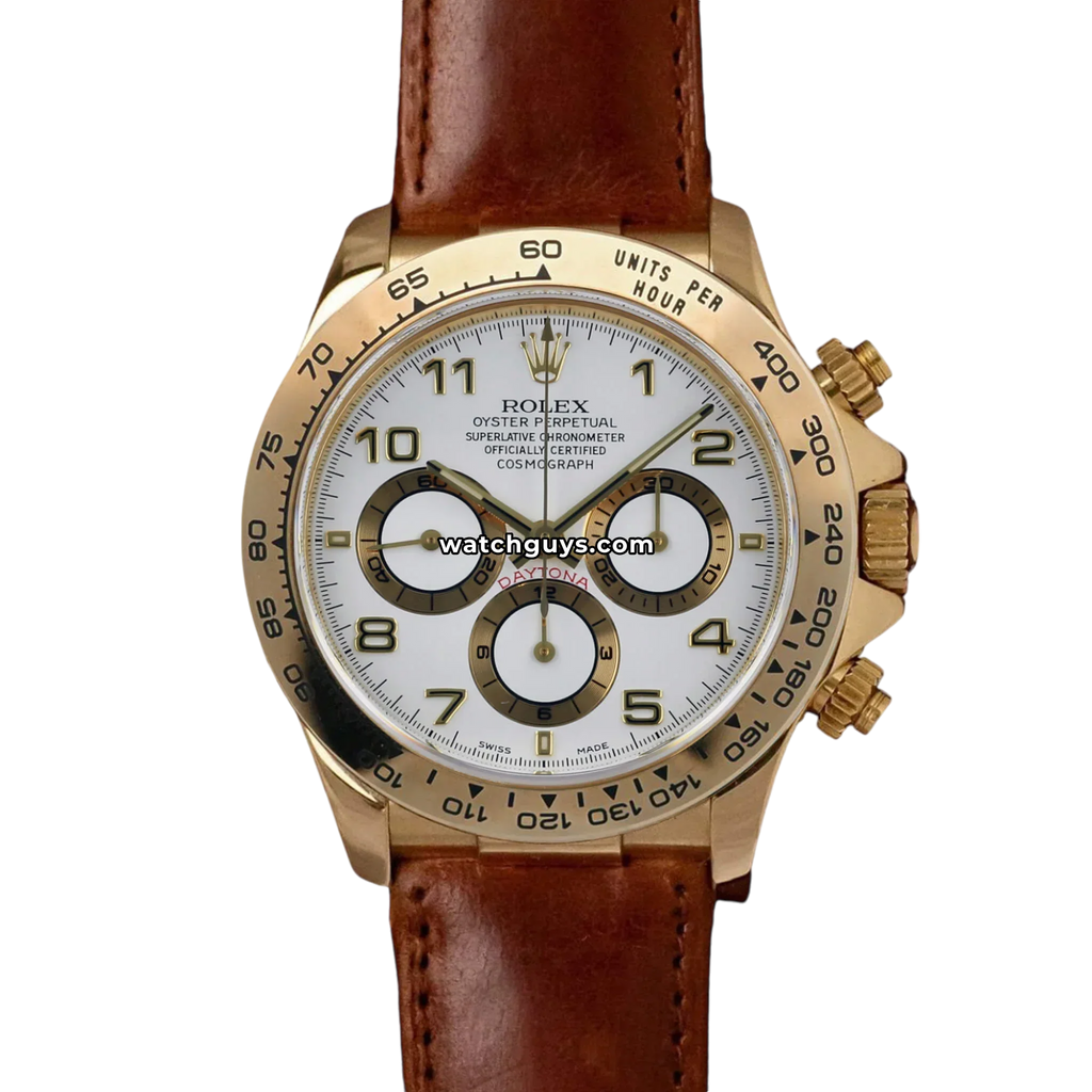 Rolex Daytona 16518 White Arabic