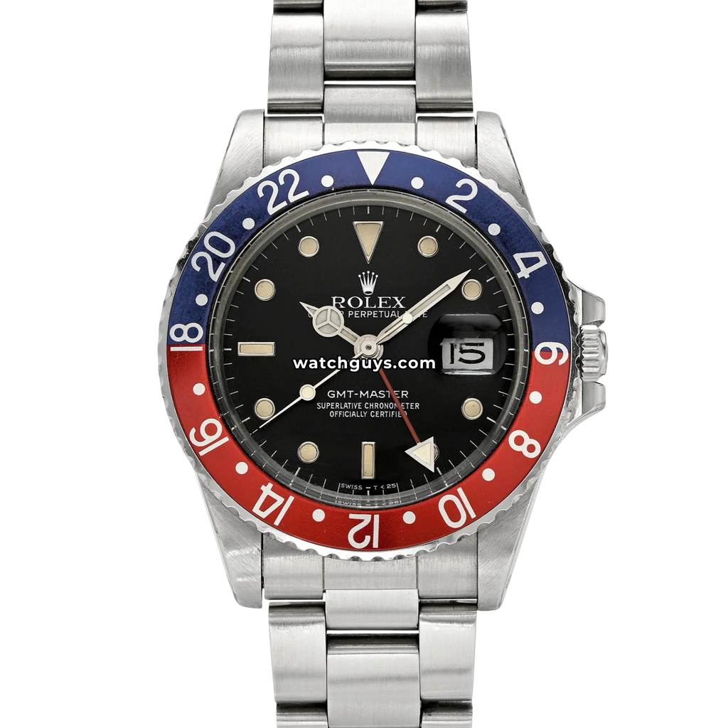 Rolex GMT-Master 16750 Pepsi Matte Dial