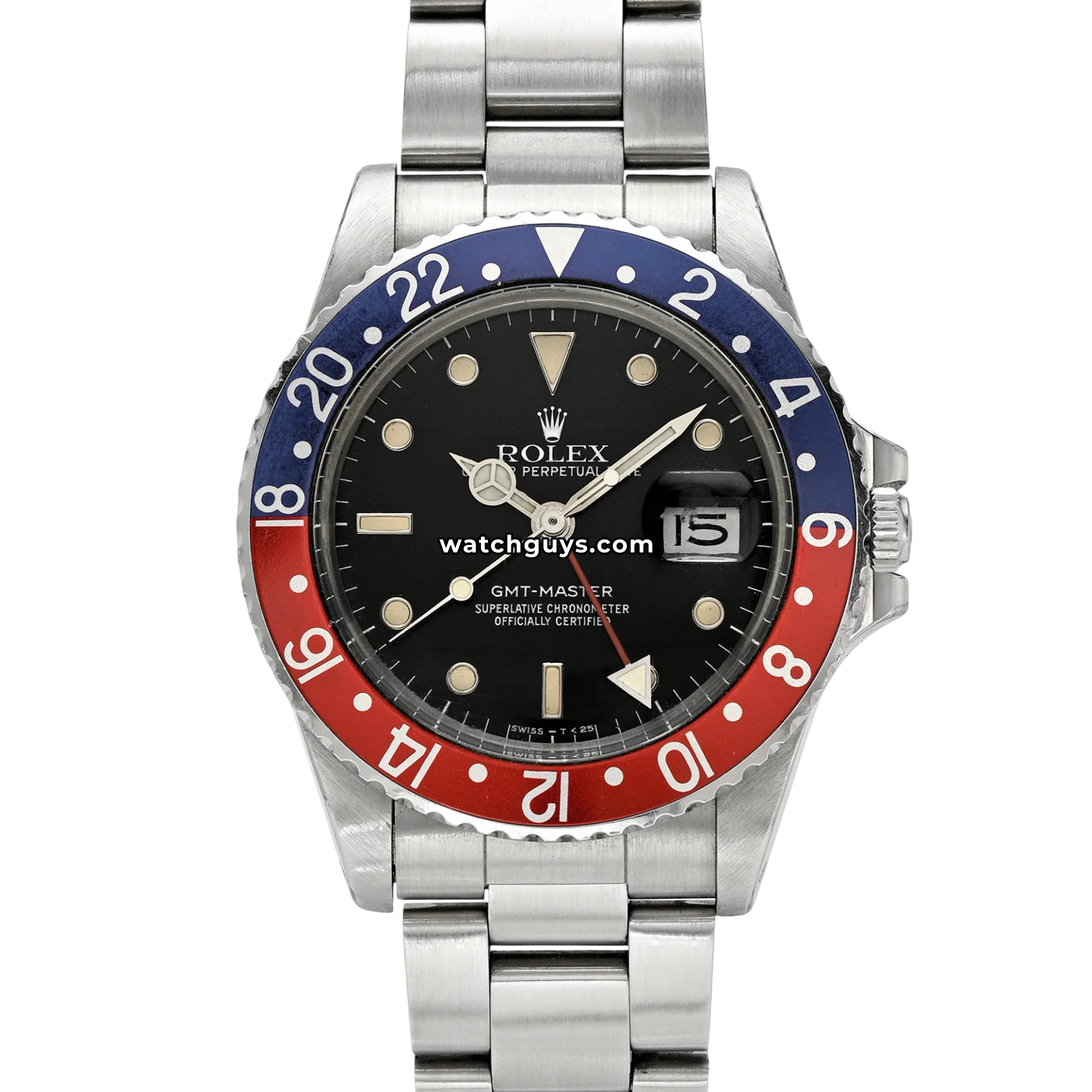 Rolex GMT-Master 16750 Pepsi Matte Dial
