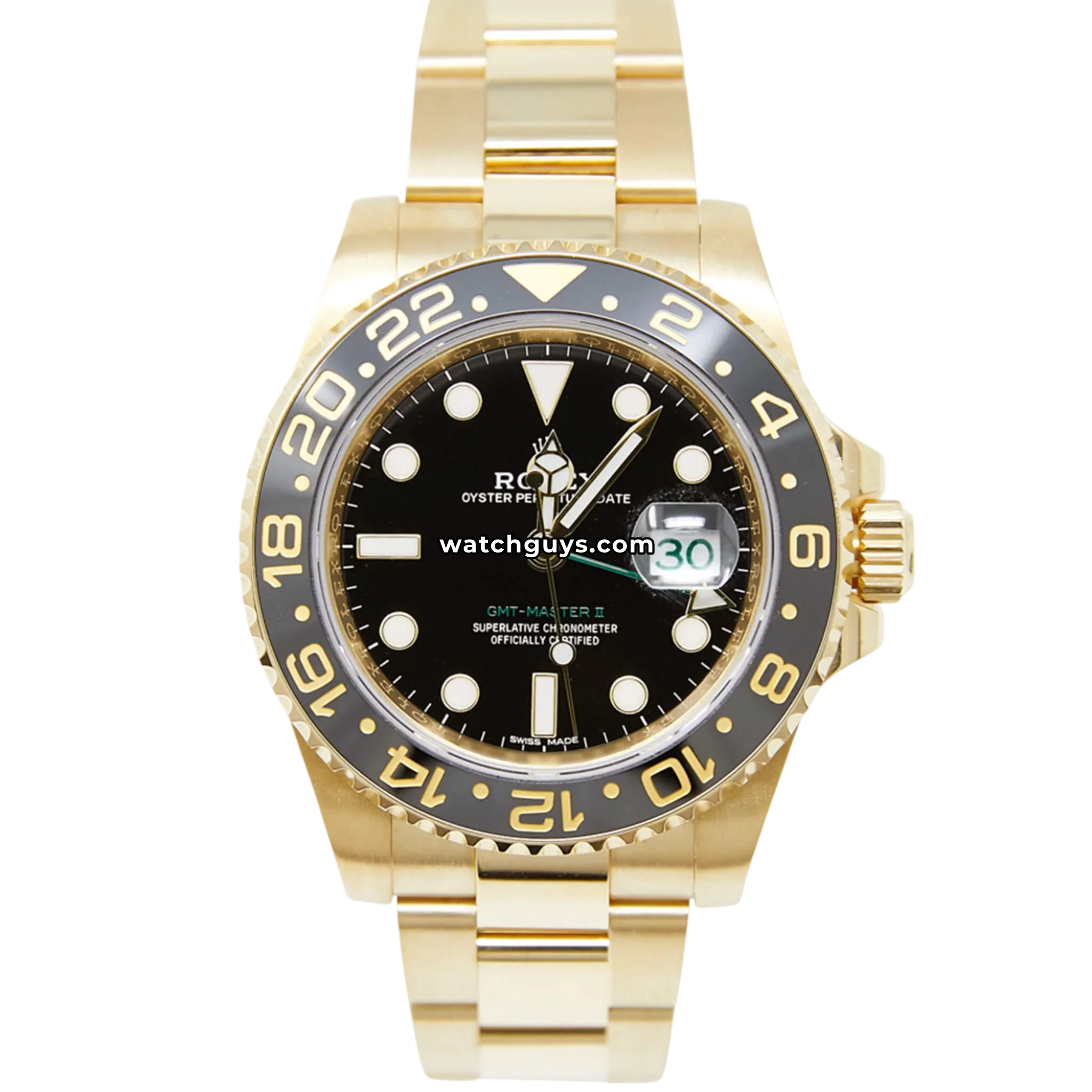 Rolex GMT-Master II 116718LN Yellow Gold