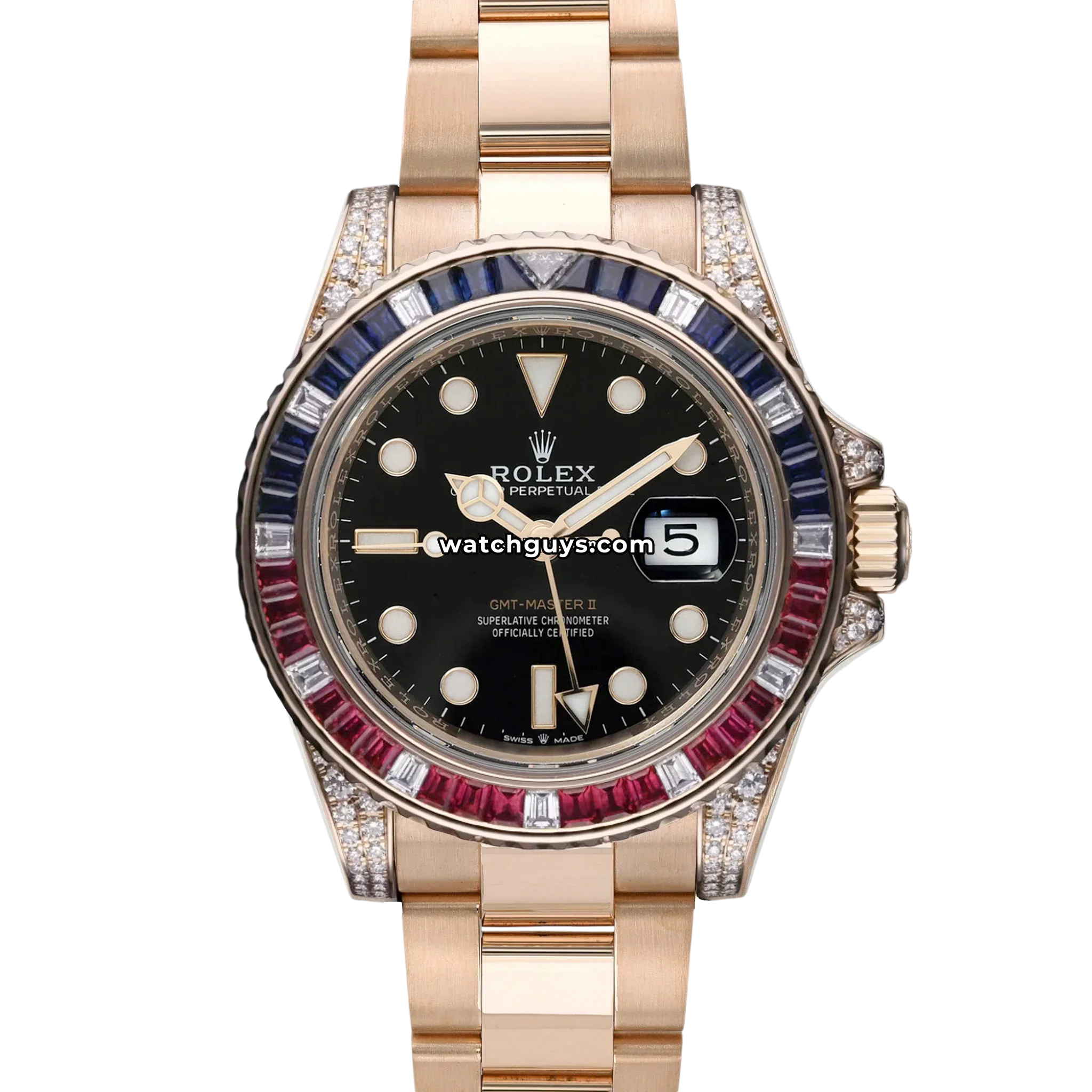 Rolex GMT-Master II 126755SARU 18K Rose Gold