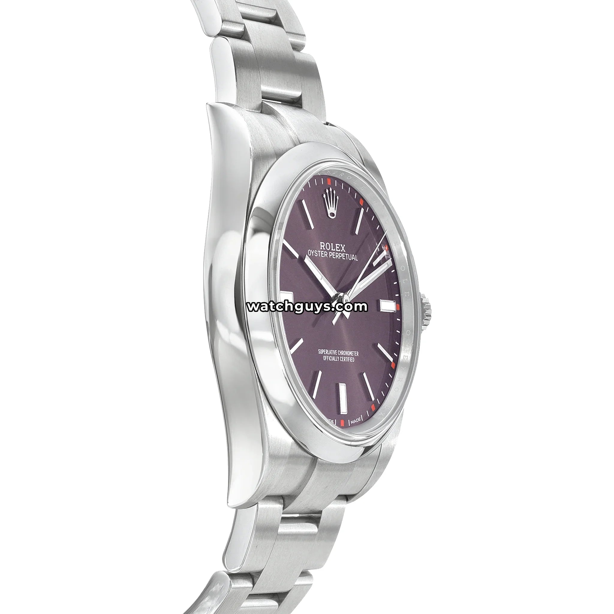 Rolex Oyster Perpetual 114300 Red Grape