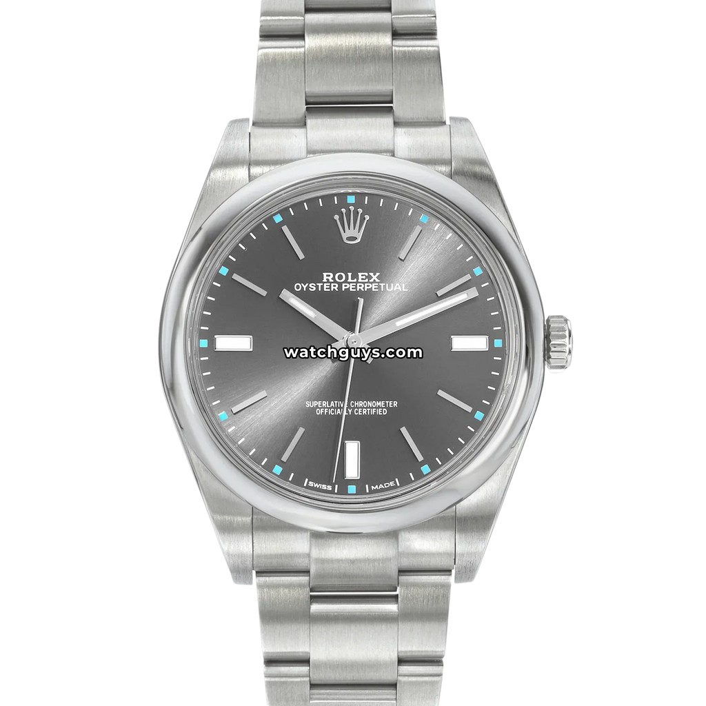 Rolex Oyster Perpetual 114300 Rhodium