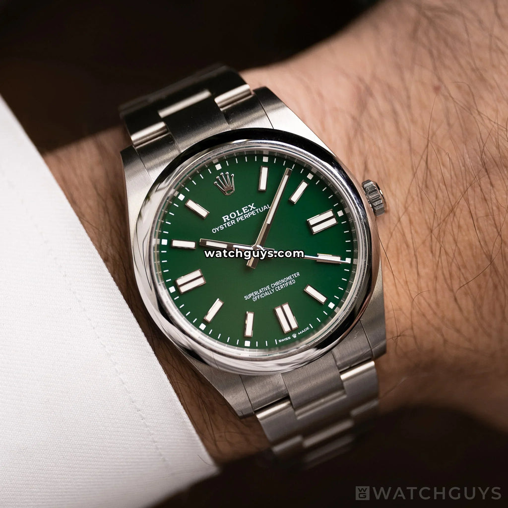 Rolex Oyster Perpetual 124300 Green Index