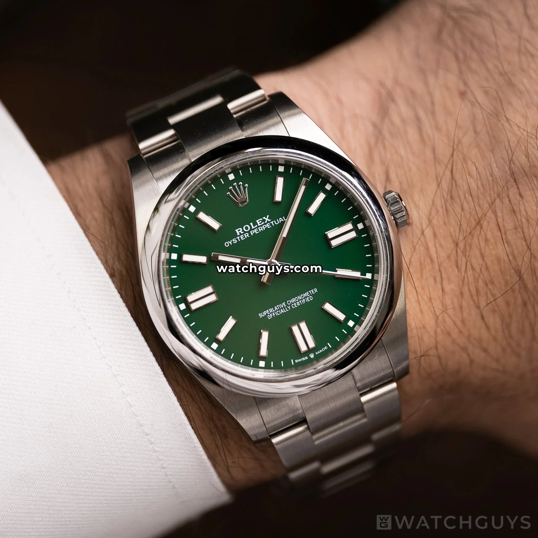 Rolex Oyster Perpetual 124300 Green Index