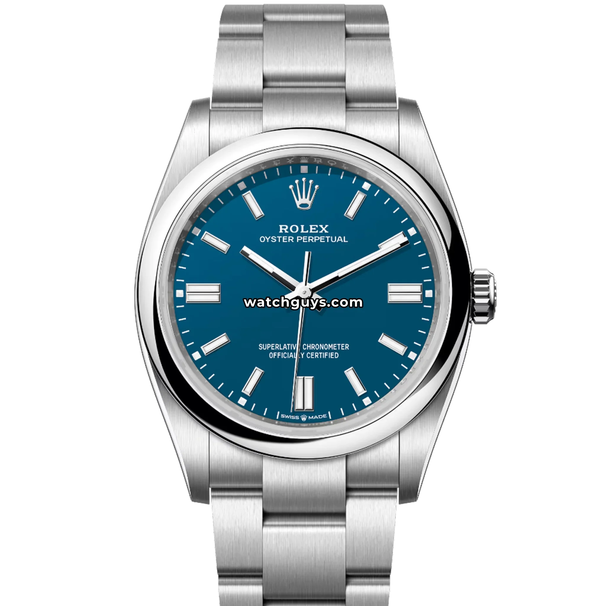 Rolex Oyster Perpetual 126000 Flat Blue