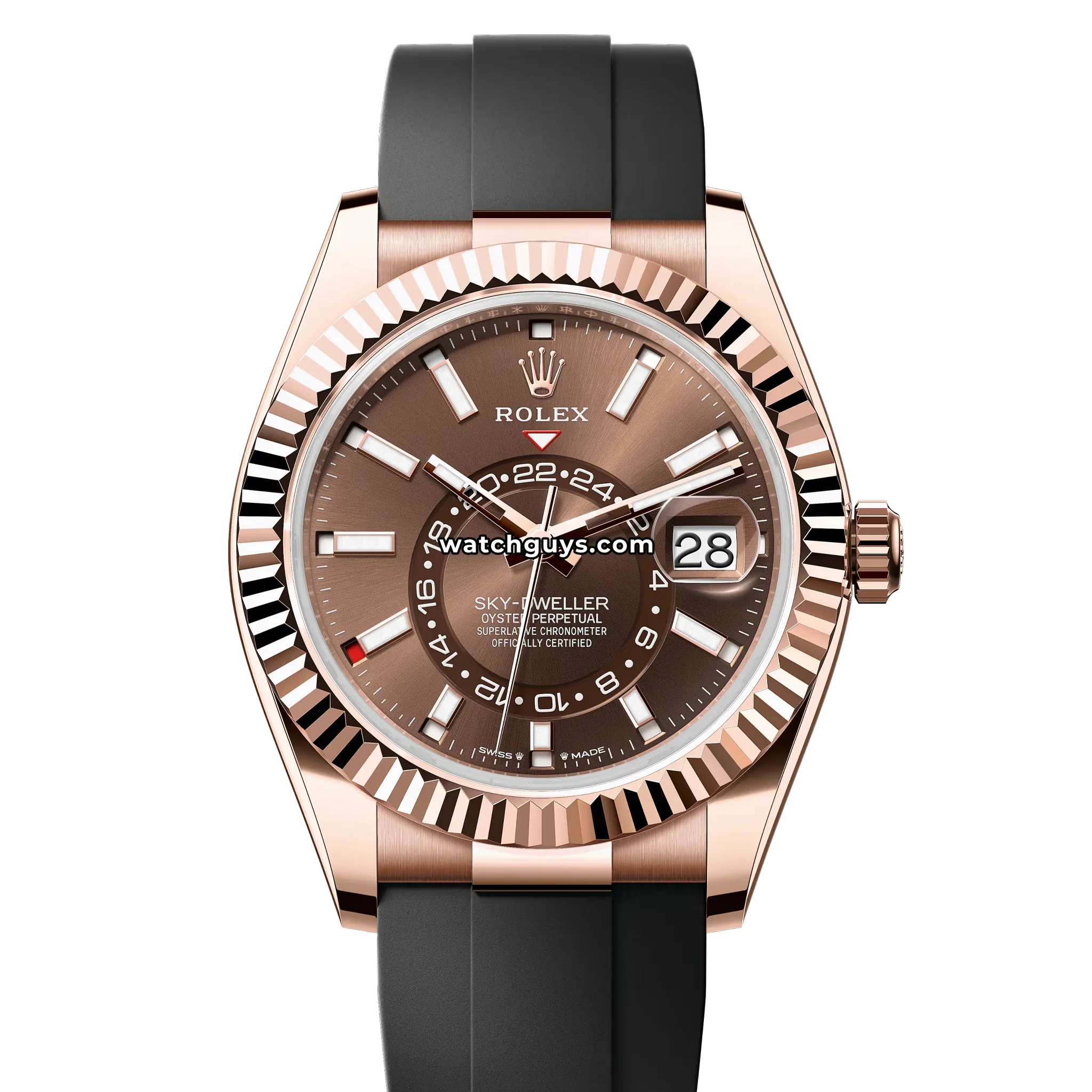 Rolex Sky-Dweller 336235 Chocolate Oysterflex