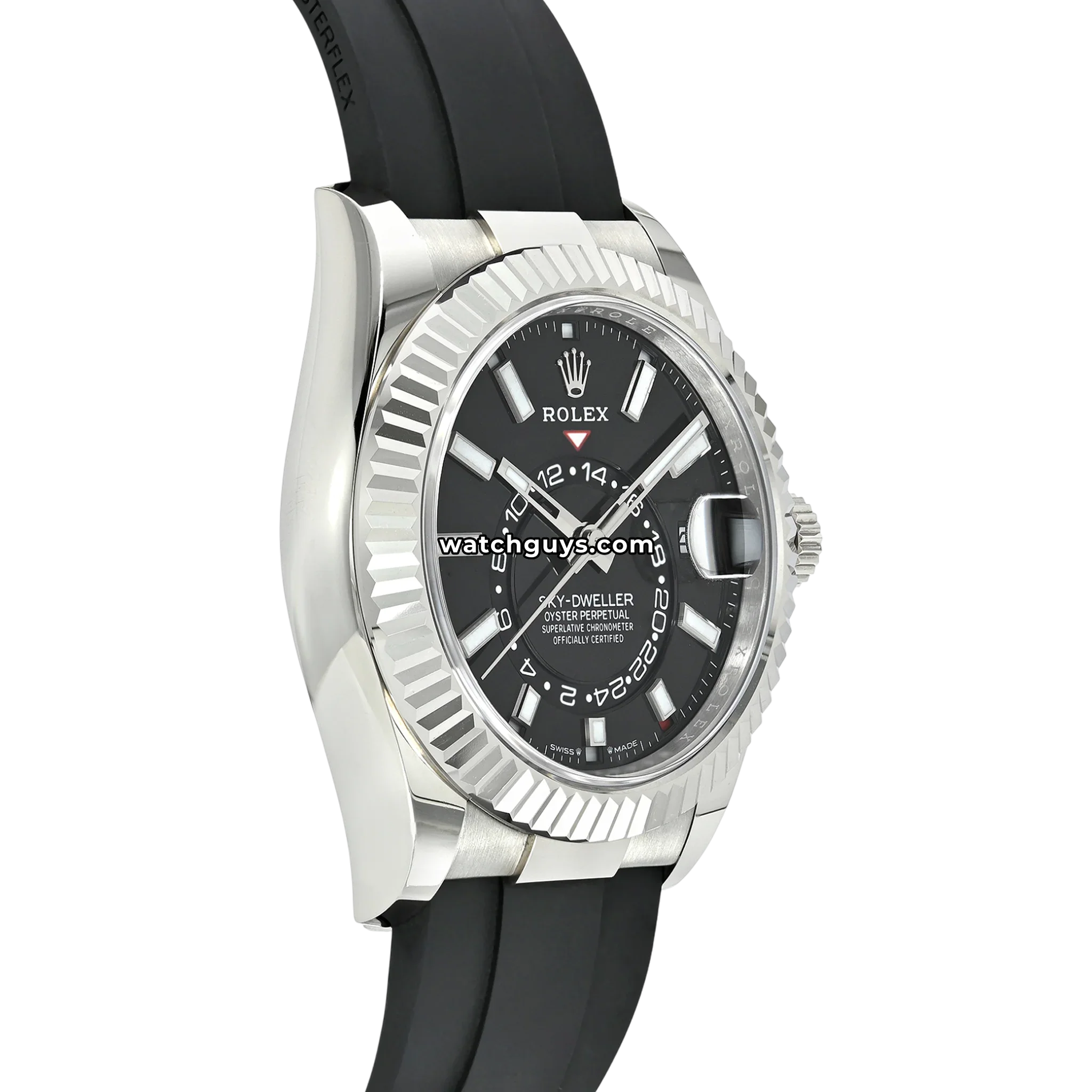 Rolex Sky-Dweller 336239 Oysterflex White Gold