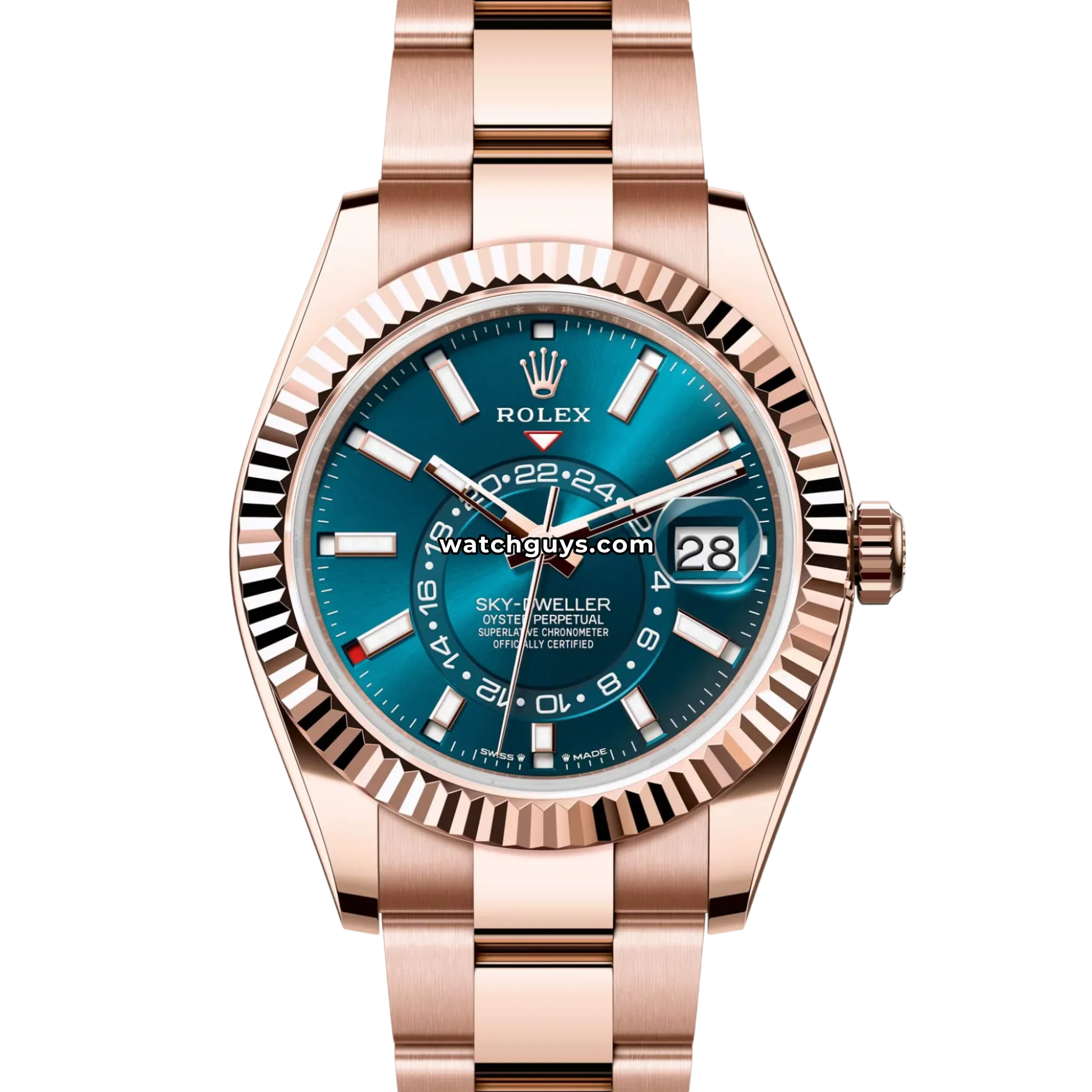 Rolex Sky-Dweller 336935 Everose Blue Green