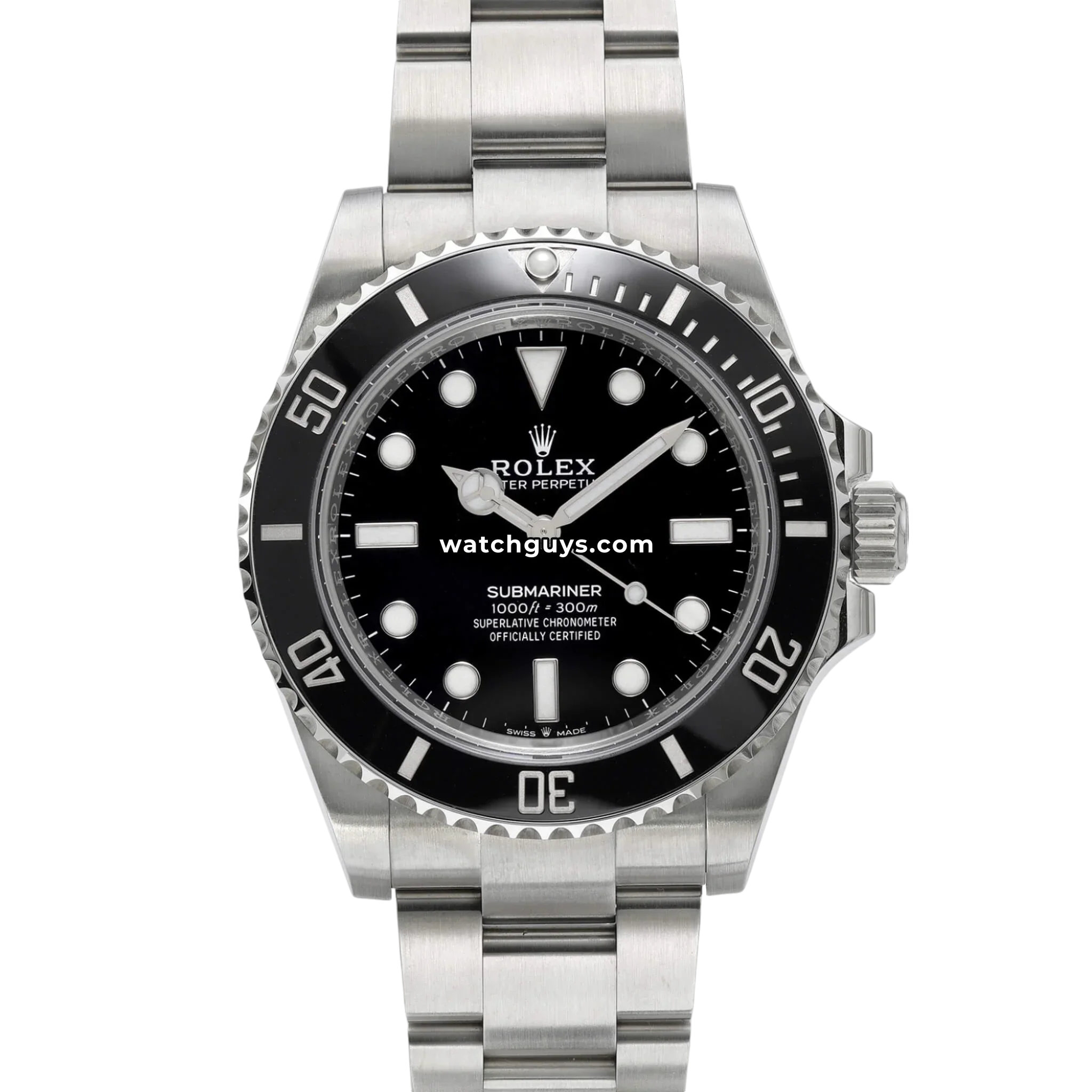 Rolex Submariner 124060 No Date Stainless Steel