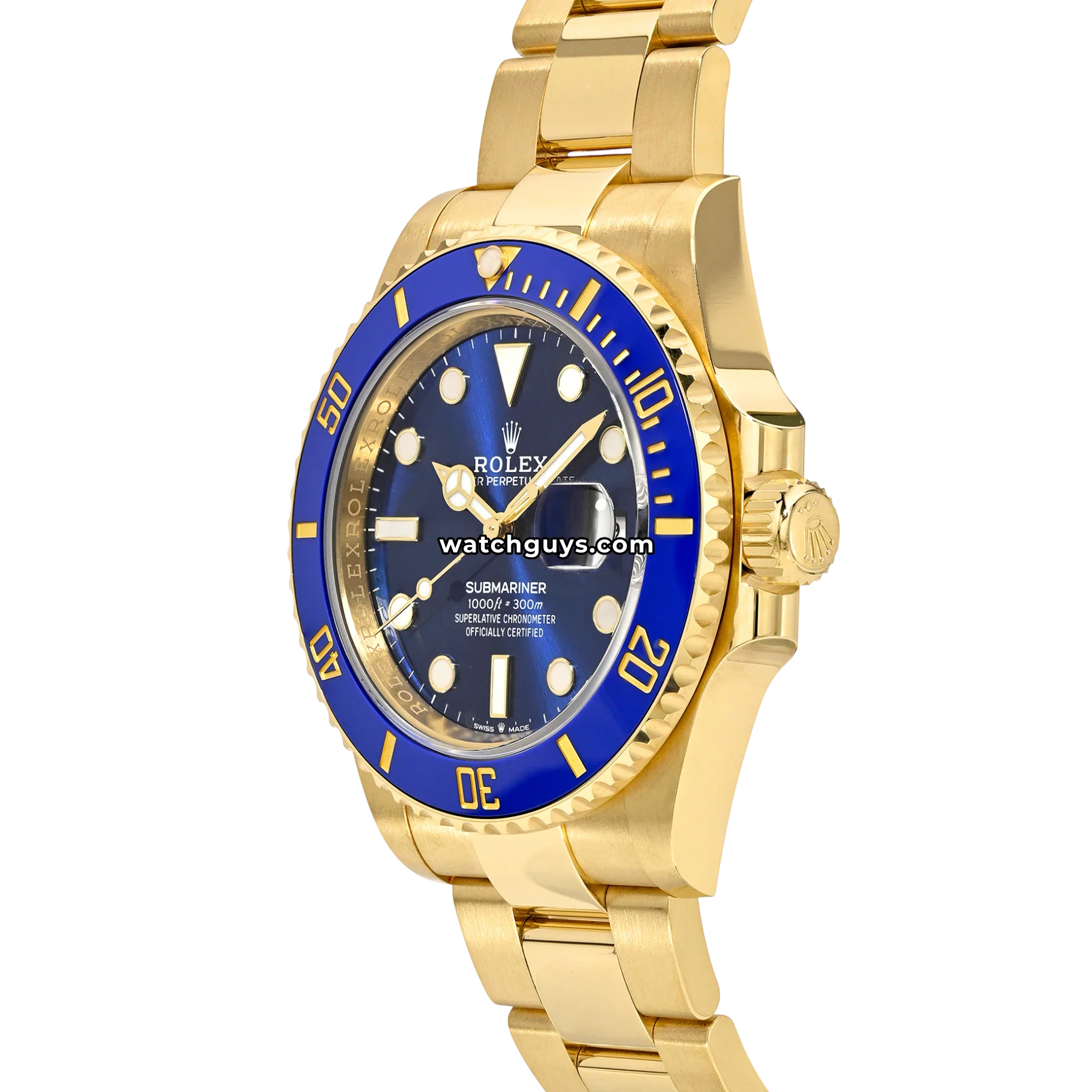 Rolex Submariner 126618LB Bluesy 18K Yellow Gold