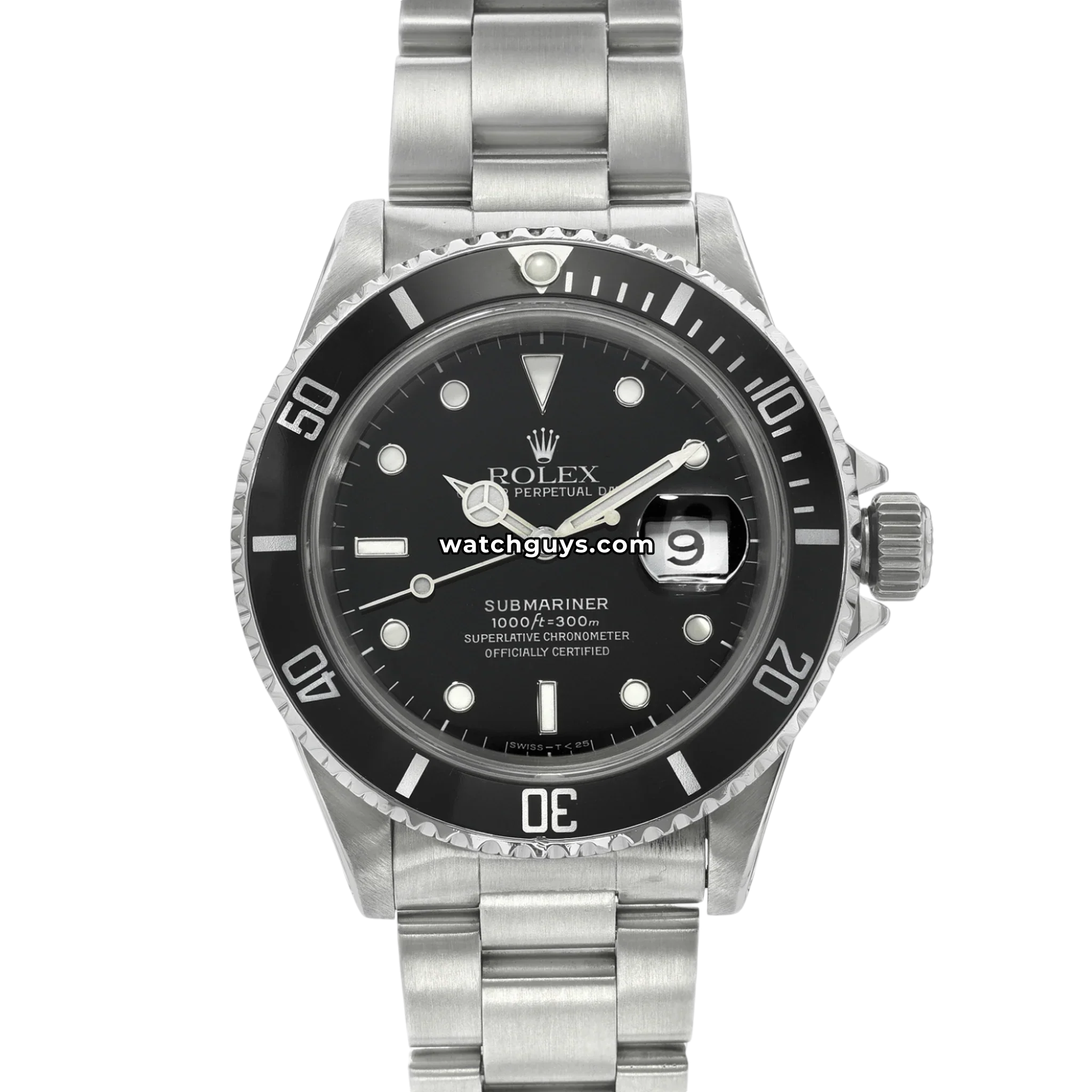 Rolex Submariner 16610 Black Oyster Rehaut