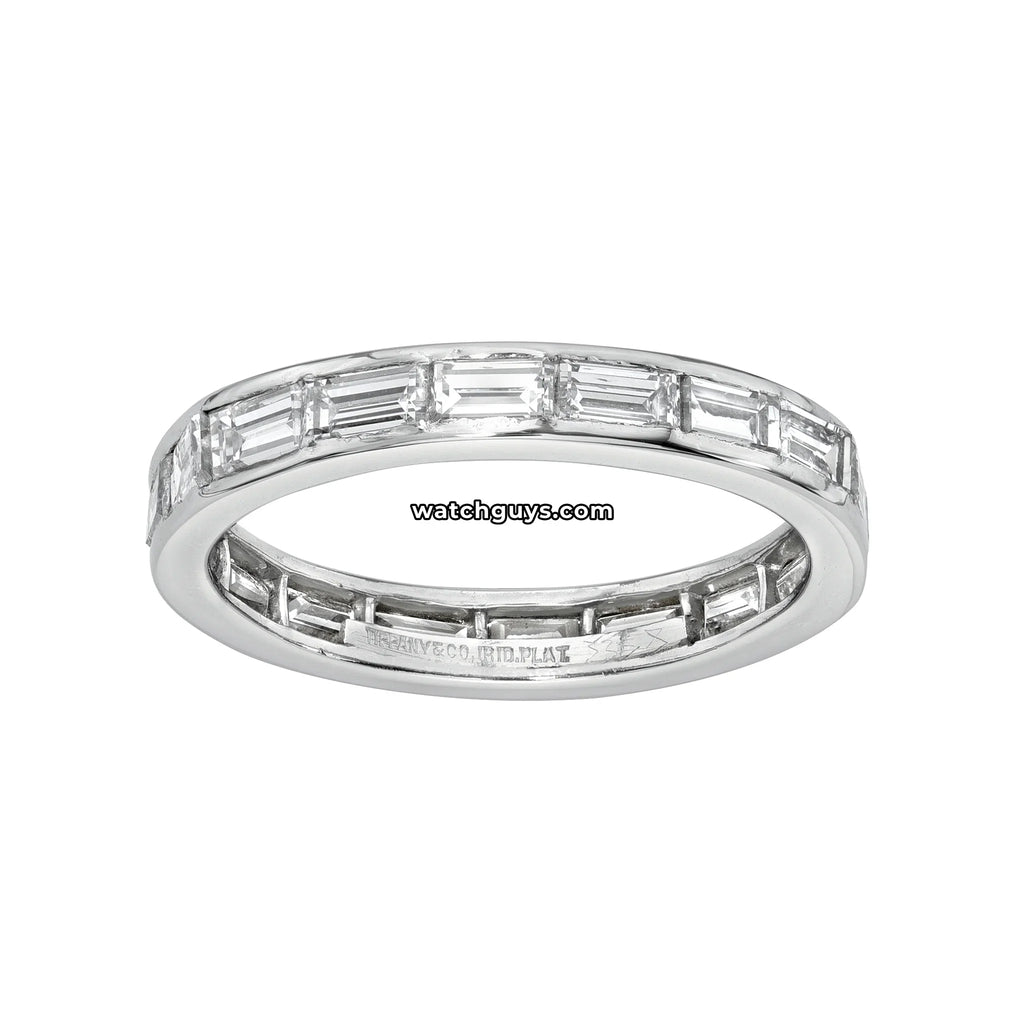 Tiffany & Co. Baguette Eternity Band Platinum